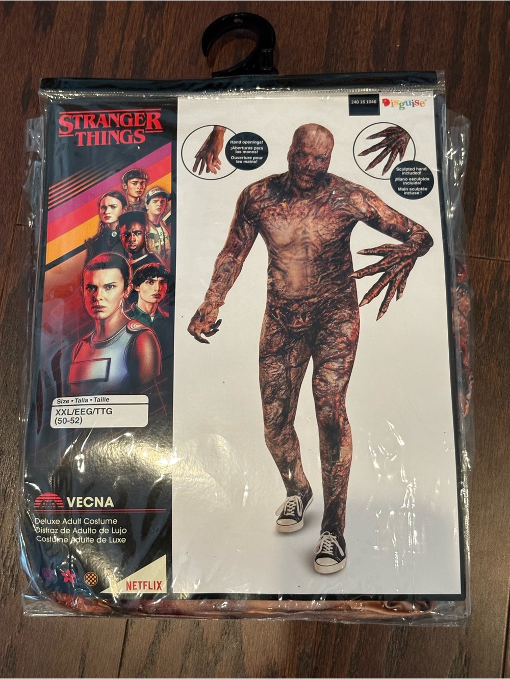 NEW Disguise Men's Vecna Stranger Things Costume Halloween Size XXL (50-52)